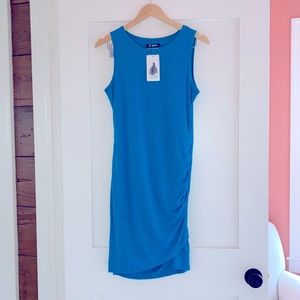 Blue sleeveless dress NWT
